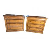 2 BERNHARDT OVERSIZED NIGHTSTANDS