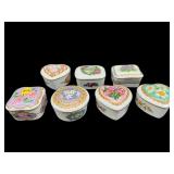 LOT OF 7 HERITAGE HOUSE MUSICAL TRINKET BOXES