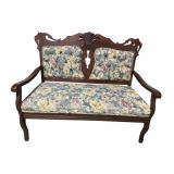 CARVED VICTORIAN SETTEE