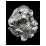 ARTHUR COURT 1992 MAMA DOG AND PUPPY FIGURINE