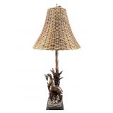 RESIN GIRAFFE TABLE LAMP