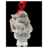 MARQUIS BY WATERFORD SANTA CLAUS CRYSTAL ORNAMENT