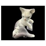 LLADRO CAT AND MOUSE FIGURINE