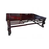 ORIENTAL MAHOGANY COFFEE TABLE