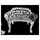 CAST ALUMINUM ORNATE GARDEN BENCH