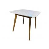 MODERN DESIGN MARBLE TOP DINETTE TABLE