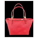 COACH MADISON SAFFIANO LEATHER EAST WEST TOTE BAG