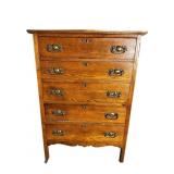 ANTIQUE OAK HIGH CHEST