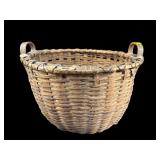 LARGE WOVEN 2 HANDLE BASKET