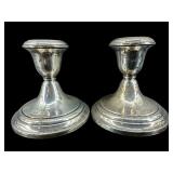 PR OF GORHAM WEIGHTED STERLING CANDLESTICKS