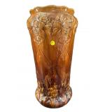 ANTIQUE MAJOLICA ROSEVILLE, OHIO UMBRELLA STAND