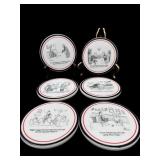THE NEW YORKER PORCELAIN DRINK COASTERS