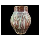 STUDIO ART POTTERY SIGNED MULTI COLOR VASE