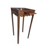 BAKER HISTORIC CHARLESTON MAHOGANY SIDE TABLE W