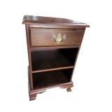 SOLID MAHOGANY 1 DRAWER NIGHT STAND
