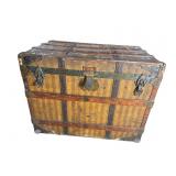 HASKEL BROTHERS LARGE ANTIQUE TRUNK