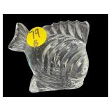 WATERFORD CRYSTAL FISH PAPERWEIGHT