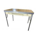MCM CHROME DRAW LEAF TABLE