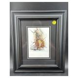 ALLAN HOUSER 'APACHE FIRE DANCER' FRAMED PRINT