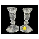 PR WATERFORD CRYSTAL CANDLEHOLDERS