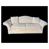FORMAL WHITE HUMPBACK SOFA