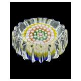PERTHSHIRE CONCENTRIC MILLEFIORI 2.5 IN ART GLASS