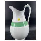 LARGE ANTIQUE PORCELAIN PITCHER