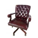 HIGH QUALITY LEATHER TUFTED OFFICE CHAIR