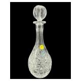 QUALITY CUT CRYSTAL DECANTER WITH STOPPER