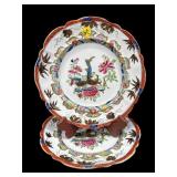 LOT OF 2 MASON'S IRONSTONE 19TH CENT. PLATES