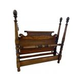 MAHOGANY FULL-SIZE PINEAPPLE POSTER BED