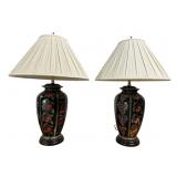 2 PORCELAIN DECORATOR LAMPS