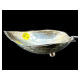 SCIARROTTA SOLID STERLING SILVER LEAF BOWL