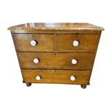 18TH CENT. GRAIN PAINTED 4 DRAWER CHEST