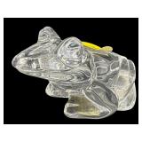 WATERFORD CRYSTAL FROG PAPERWEIGHT