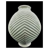 GUFFORD POTTERY GREEN GLAZE VASE