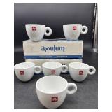 LOT OF 12 ILLY PORCELAIN CUPS IN BOX