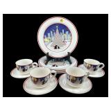 12 PC LOT OF NORITAKE TWAS THE NIGHT BEFORE