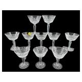 SET OF 10 WATERFORD CRYSTAL MAEVE CHAMPAGNE STEMS