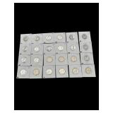 LOT OF 24 SILVER QUARTERS 1955-64