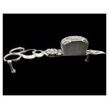 VINTAGE SILVER PLATE CANDLE SNUFFER