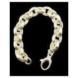 DESIGNER MILOR ITALY 950 STERLING HEAVY ROLO