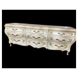 PAINT DECORATED BOMBAY KETTLE FORM DRESSER
