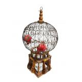 CONTEMPORARY DECORATED BIRD CAGE