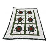 59 X 47 CHILDS HANDMADE STARBURST/EASTERN STAR