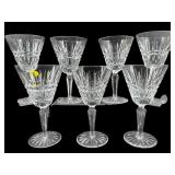 SET OF 7 WATERFORD CRYSTAL MAEVE WATER GOBLET