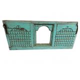 ANTIQUE PEGGED ARCHITECTURAL WALL HANGER