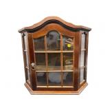 MAHOGANY HANGING CURIO
