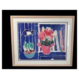 FRAMED PICASSO AT 90 PRINT