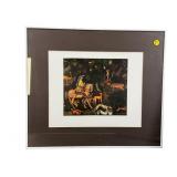 'THE VISION OF SAINT EUSTACE' FRAMED PRINT; BY